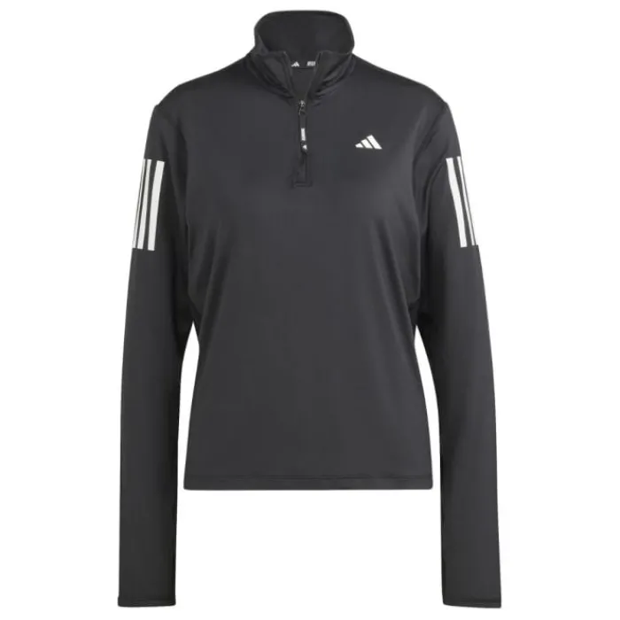Sale adidas Own The Run Half-Zip Zwart