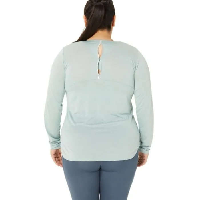 Cheap Asics Nagino Run LS Top Blauw