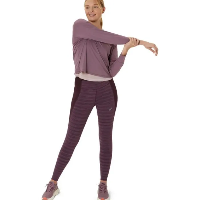Shop Asics Nagino Run Tight Violet