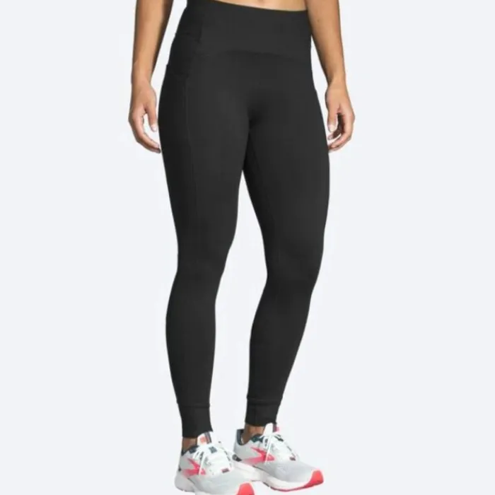 Shop Brooks Momentum Termal Tight Zwart