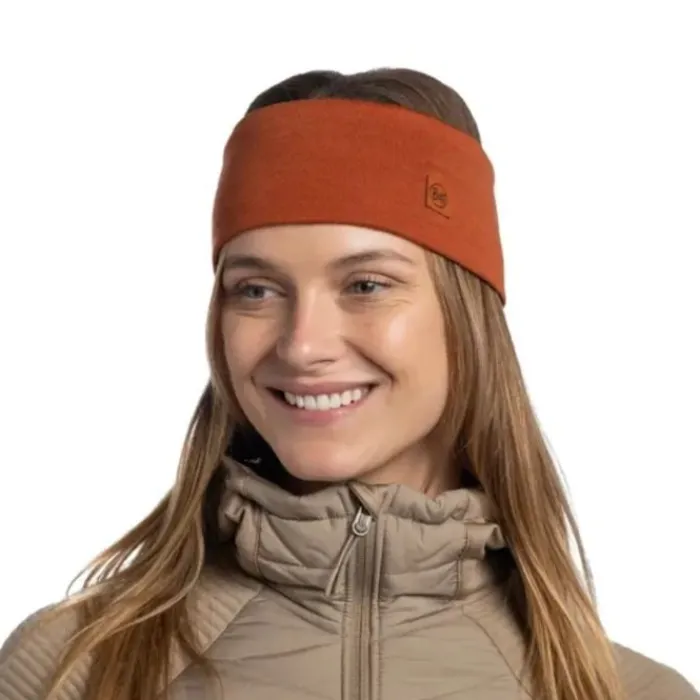 Discount Buff Merino Wide Headband Oranje