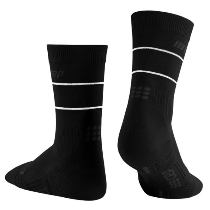 Shop CEP Reflective Mid-Cut Socks Zwart