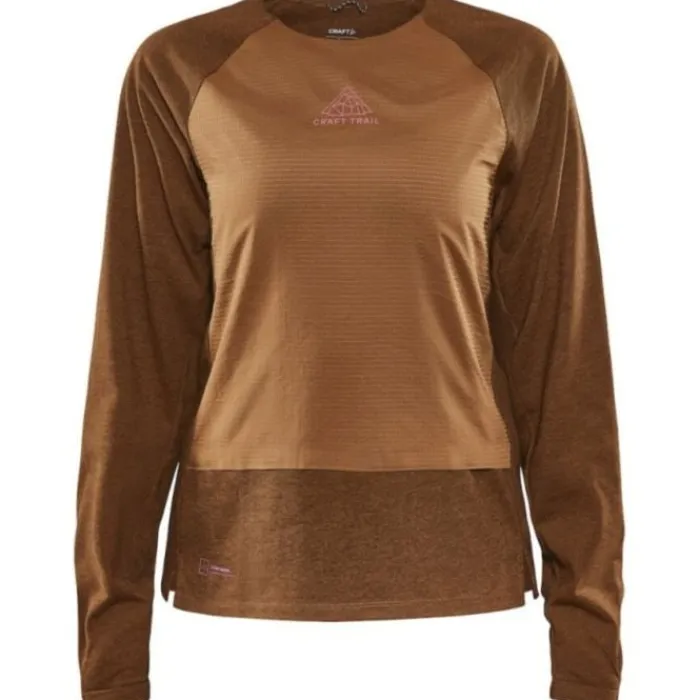 Sale Craft ADV Trail Wool Wind LS Tee Bruin