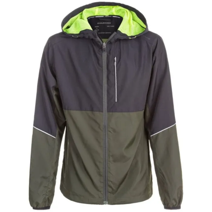 Shop Endurance Lassie Running Jacket W/Hood Zwart