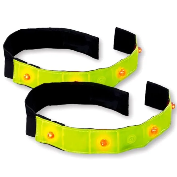 Flash Sale Endurance Reflective Armband With 4 Leds - 2 Pack
