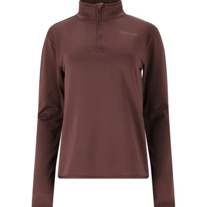 Shop Endurance Vironic Waffle Melange Midlayer Rood