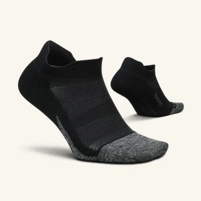 Store Feetures Elite Light Cushion No Show Tab Zwart