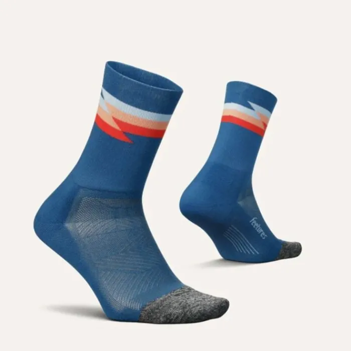 Discount Feetures Elite Ultra Light Mini Crew Blauw