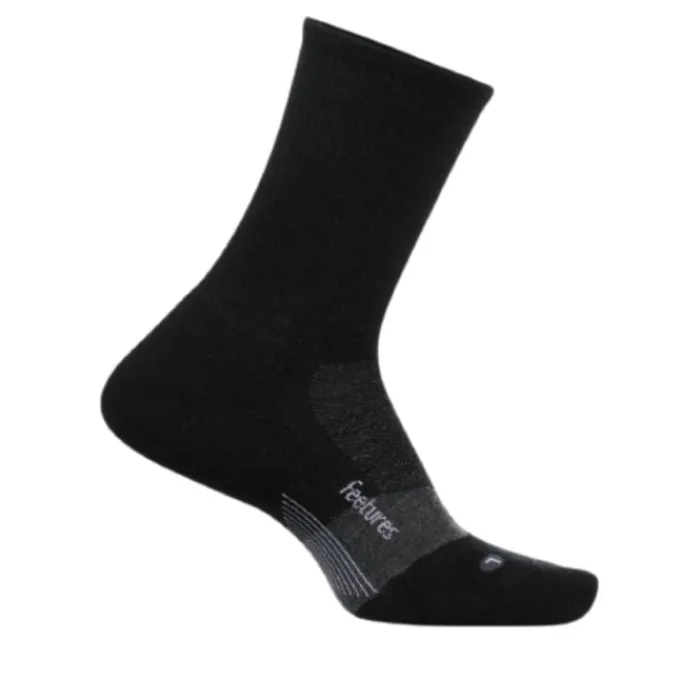 Discount Feetures Merino 10 Ultra Light Mini Crew Zwart
