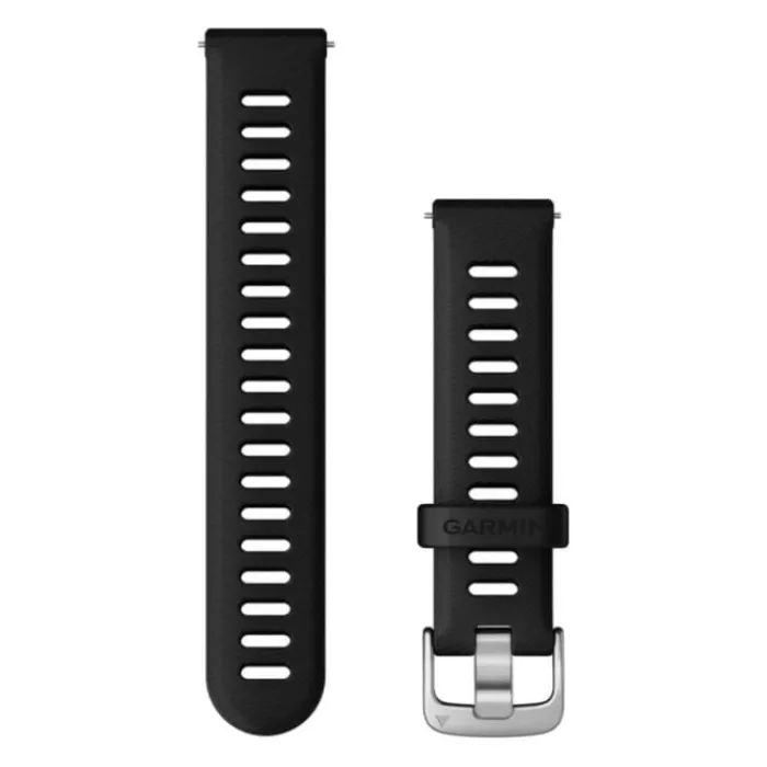 Outlet Garmin Quick Release 18 mm Strap (Silicone) Zwart