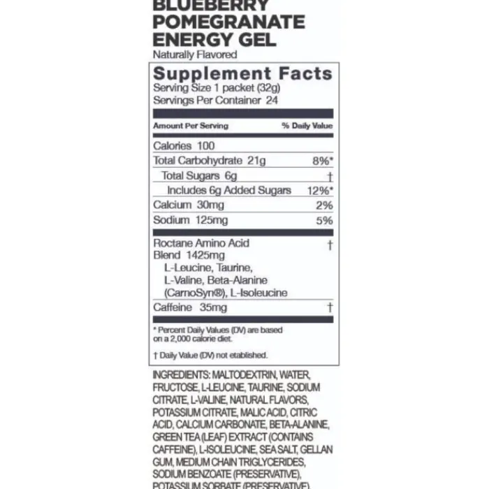 Shop GU Energy Roctane Gel Caffeine (Blueberry Pomegranda)