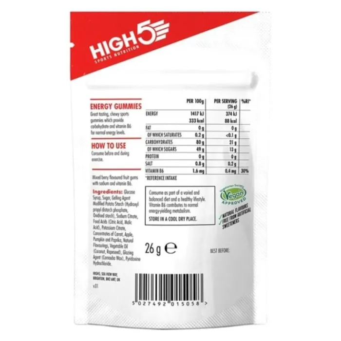 Store High5 Energy Gummies Berry Wit