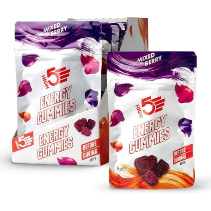 Store High5 Energy Gummies Berry - Box 10x26g Wit
