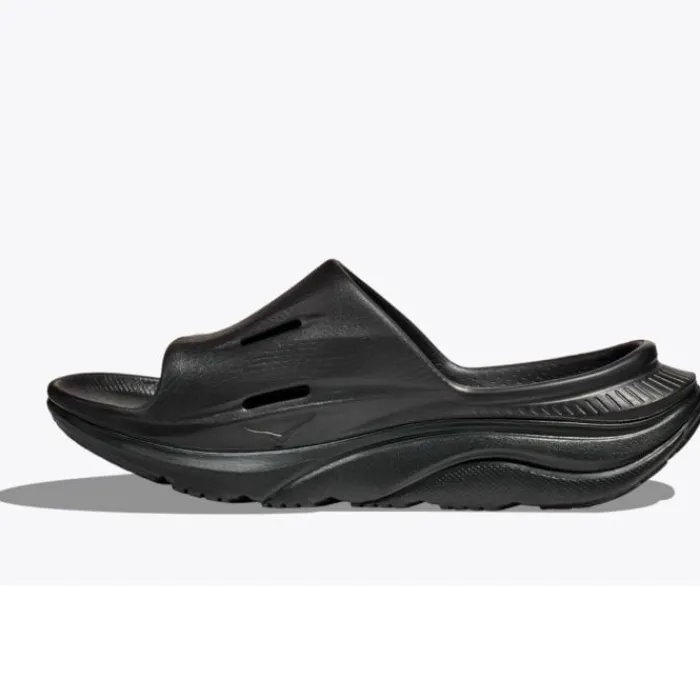 Discount Hoka ORA Recovery Slide 3 Zwart