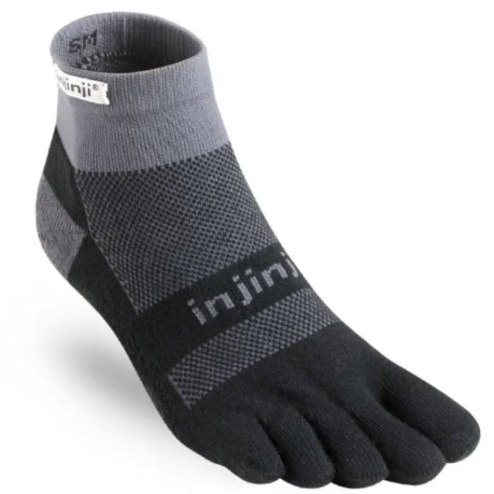 Best Sale Injinji Performance Run Mid Weight Mini Crew Grijs