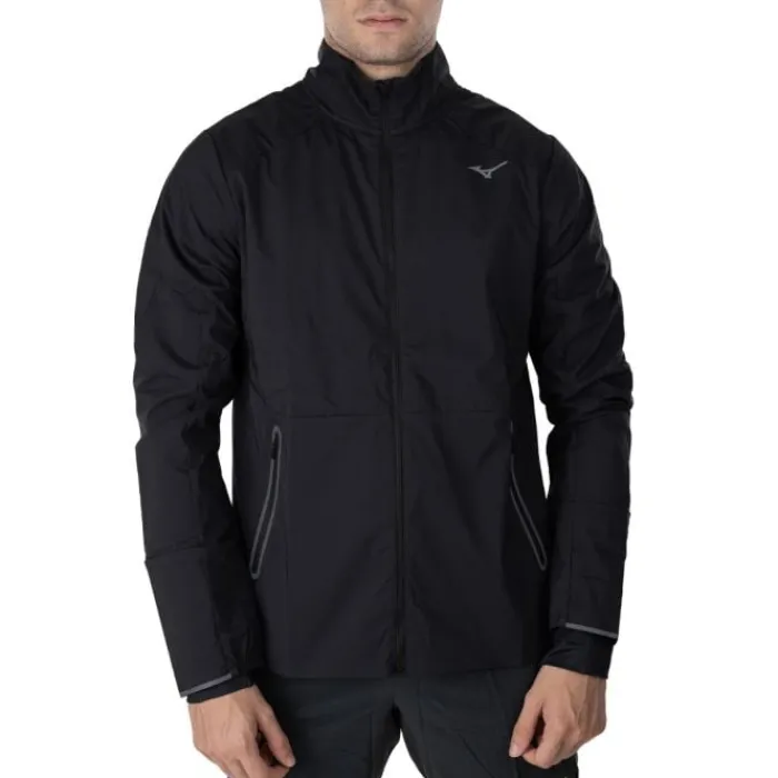 Cheap Mizuno Premium Warm Jacket Zwart