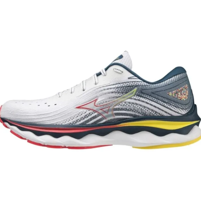 Hot Mizuno Wave Sky 6 Wit