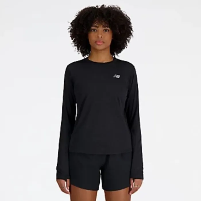 Best Sale New Balance Athletics Long Sleeve Zwart