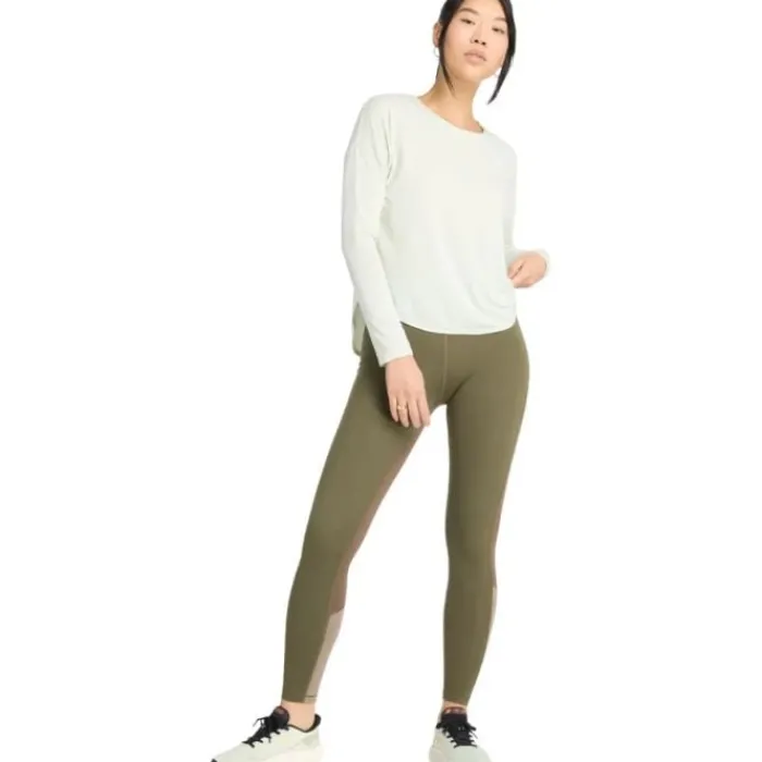Sale New Balance Drapey Jersey LS Tee Groen