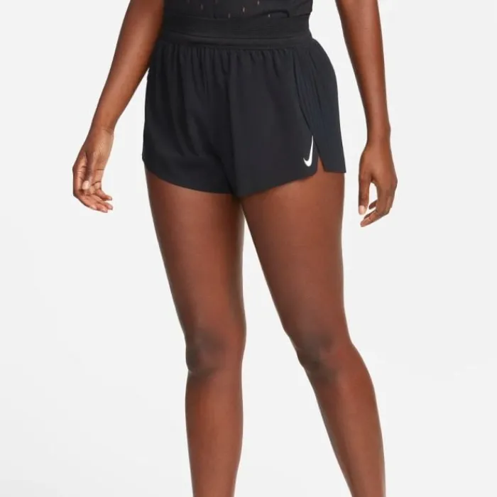 Best Nike Dri-FIT Advanced Aeroswift Mid-Rise 3in Shorts Zwart
