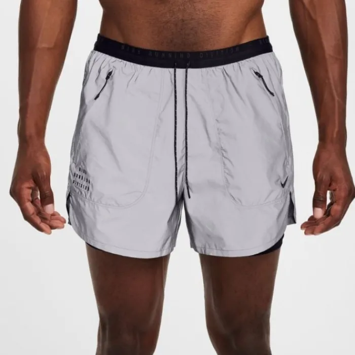Clearance Nike Dri-FIT Advanced Run Division 4in 2in1 Shorts Grijs