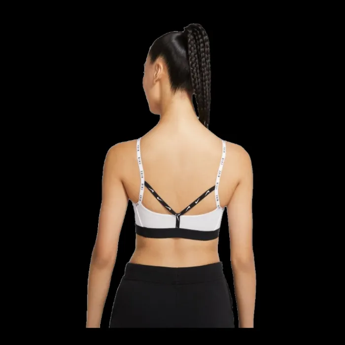 Store Nike Dri-fit Indy Logo Tp Bra Wit