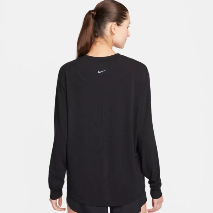 Best Sale Nike Dri-FIT One Relaxed Long Sleeve Tee Zwart