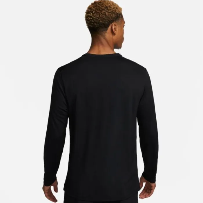 Outlet Nike Dri-FIT UV Miler Long Sleeve Tee Zwart