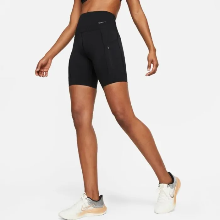 Cheap Nike High Waisted 8 Inch Short Tight Zwart