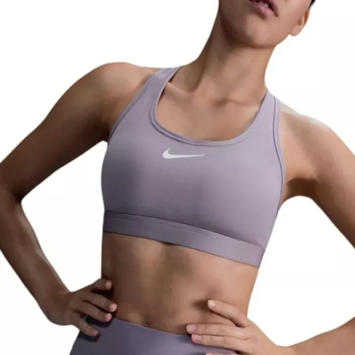 Discount Nike Swoosh Medium Support Bra Violet