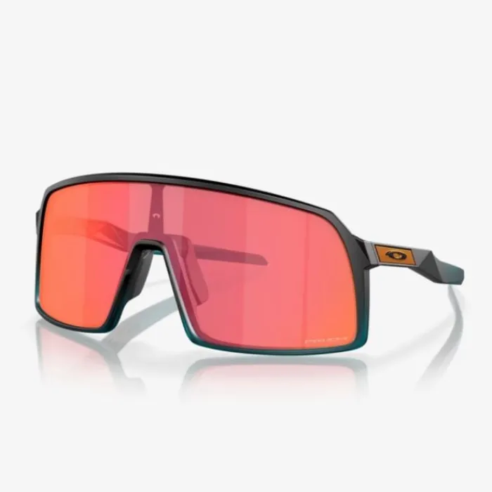 Best Oakley Sutro Matte Trans Balsam Fade (Prizm Trail Torch) Zwart