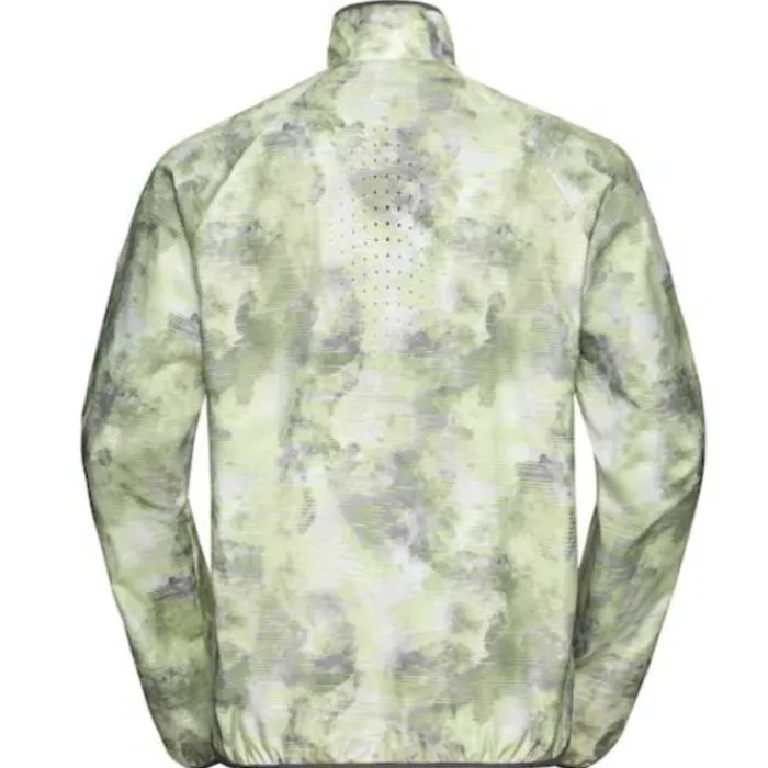 Hot Odlo Jacket Essential Light Print Groen
