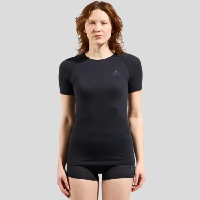 Cheap Odlo Merino PW BL SS Tee Zwart