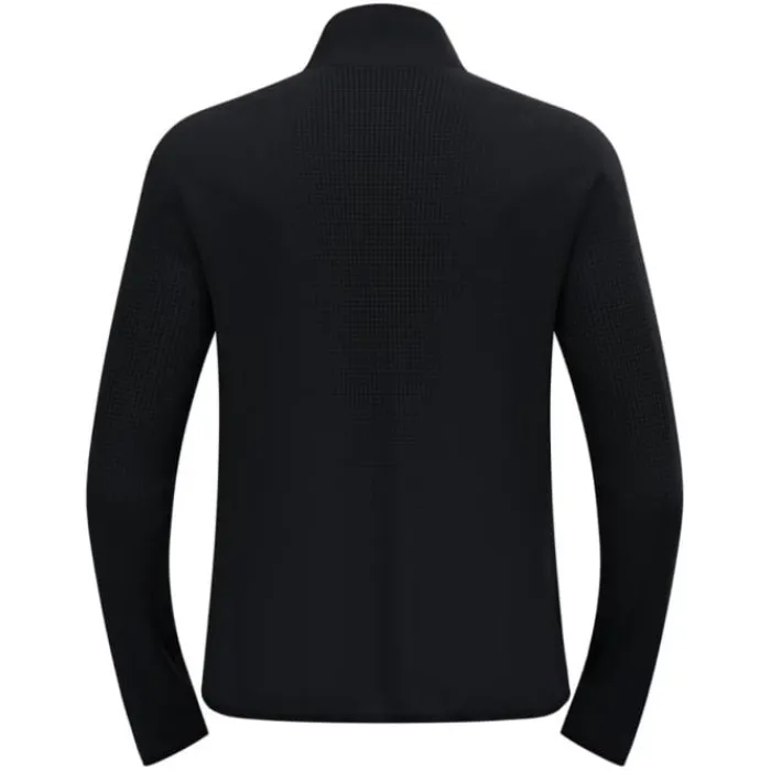 Store Odlo Zeroweight Mid Layer Warm Half Zip Zwart