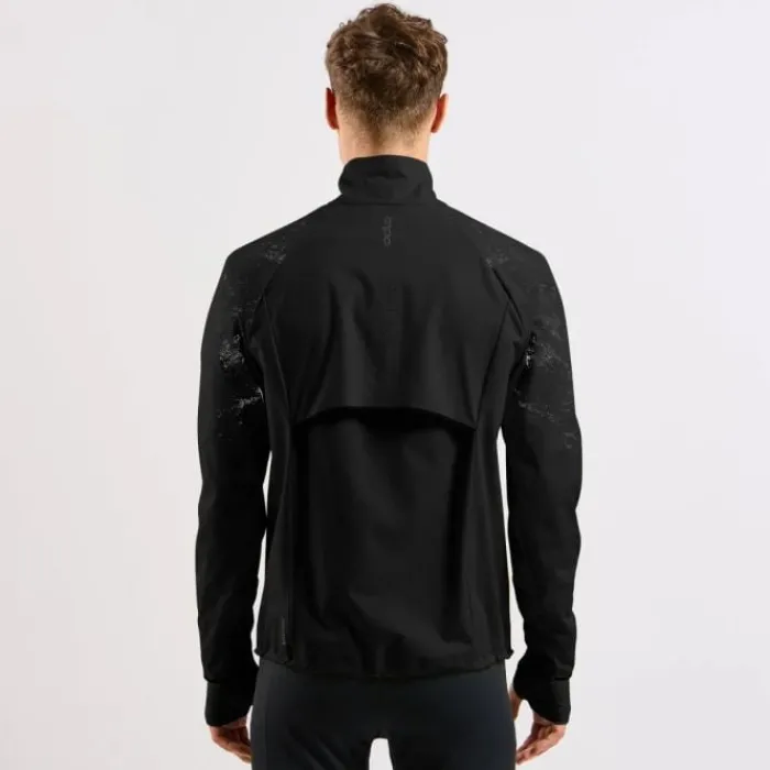 New Odlo Zeroweight Warm Pro Reflective Jacket Zwart