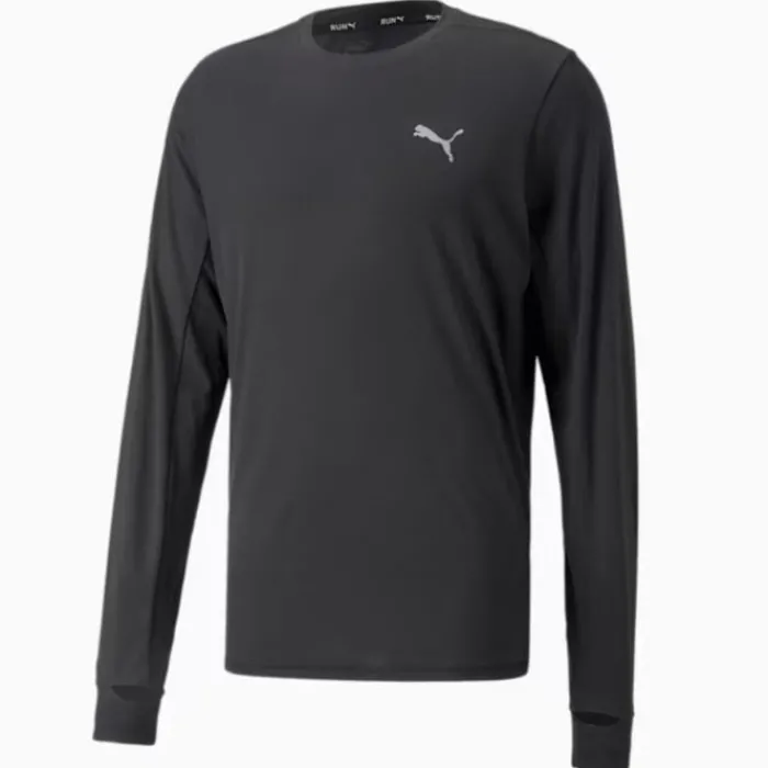 Clearance Puma Run Favorite Long Sleeve Tee Zwart