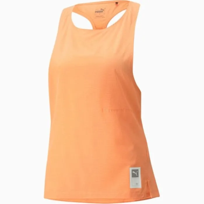 Shop Puma Run First Mile Tank Oranje