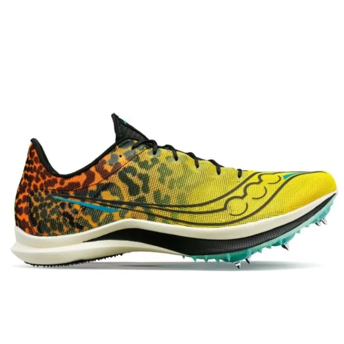 Sale Saucony Cheetah Spike Geel
