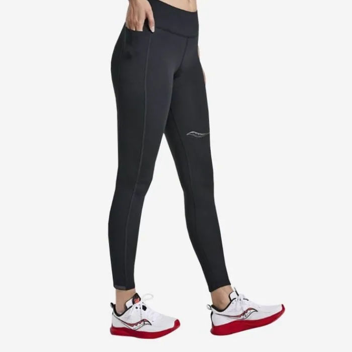 Outlet Saucony Solstice Tight Zwart