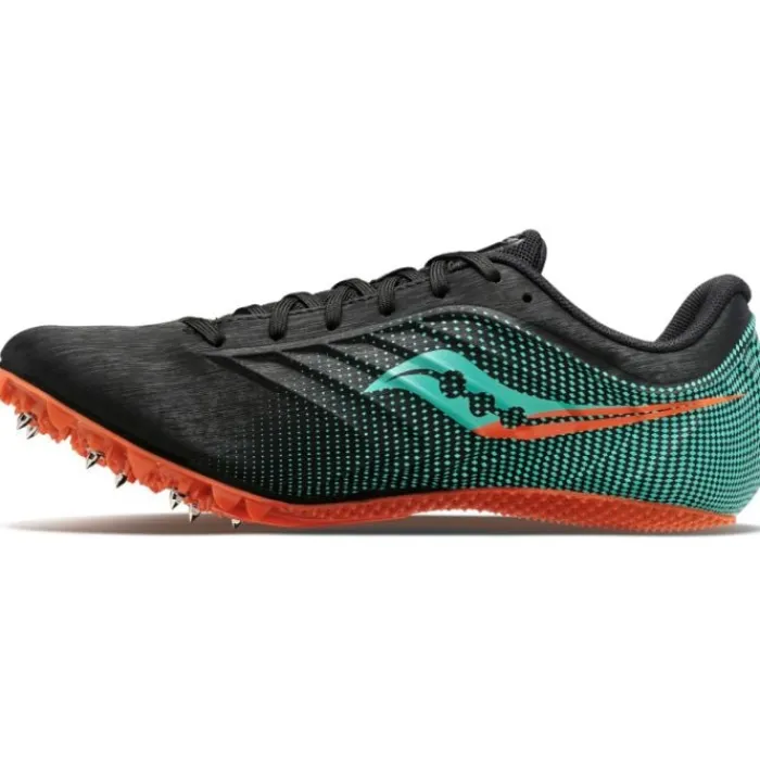 Cheap Saucony Spitfire 5 Spike Zwart