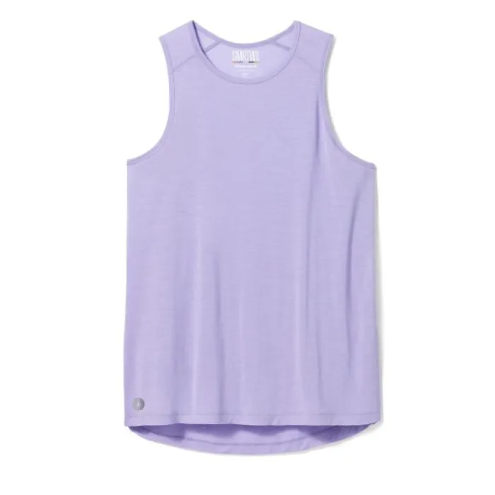 New Smartwool Active Ultralite High Neck Tank Wool Violet