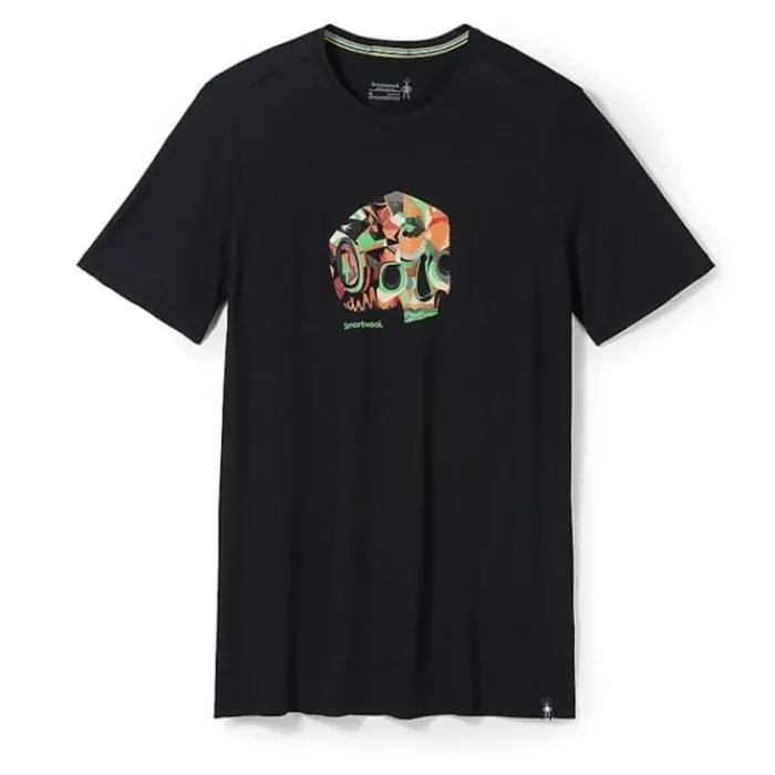 Fashion Smartwool Def Lyfe Short Sleeve Graphic Tee Slim Fit Zwart