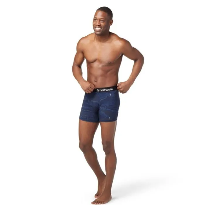 Shop Smartwool Merino Print Boxer Breif Boxed