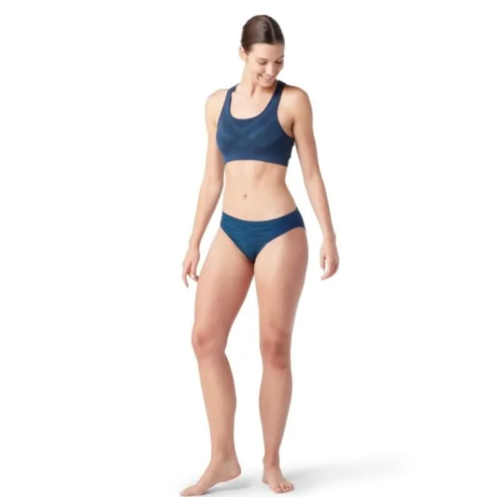 Online Smartwool Merino Sport Seamless Bikini Boxed Blauw