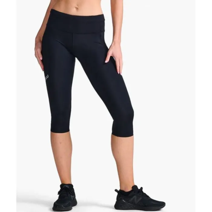 Best Sale 2XU Aero Mid-Rise Compression 3/4 Tight Zwart