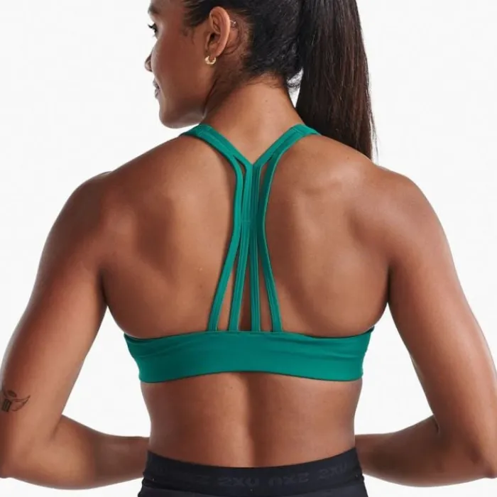 Best Sale 2XU Form Strappy Bra Groen