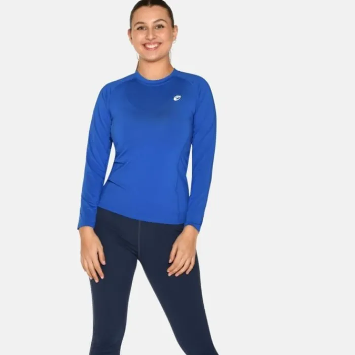 Hot Zebdia Baselayer LS Tee Blauw