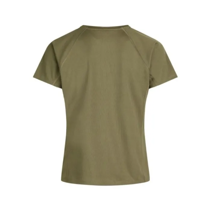 Sale Zebdia Chest Print Sports SS Tee Groen