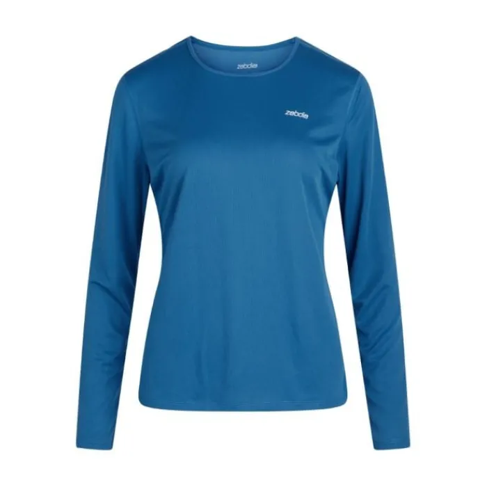 Cheap Zebdia Sports LS Tee Blauw