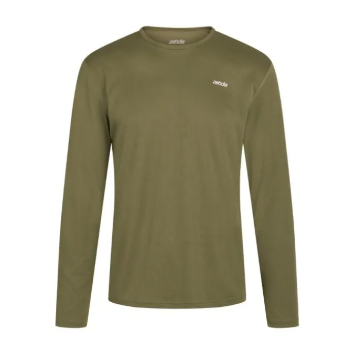 Fashion Zebdia Sports LS Tee Groen